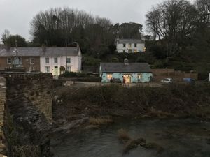 Awesome location  at Riverside Cafe in Newcastle Emlyn