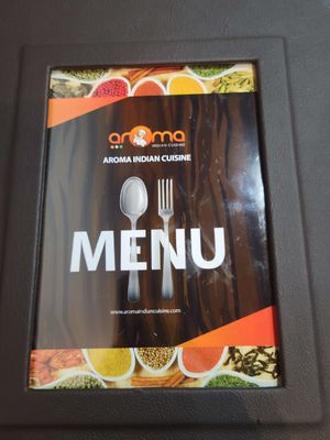 Menu at Aroma Indian Cuisine in Naples