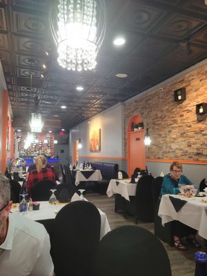 Inside at Aroma Indian Cuisine in Naples