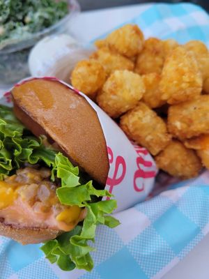 Imposible burger  at Monty's Good Burger - Culver City in Culver City