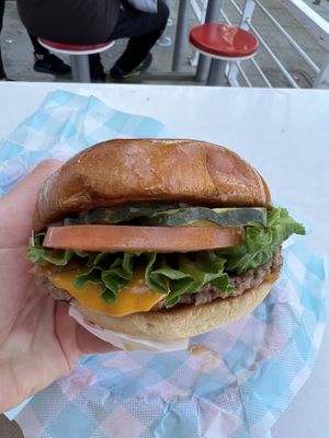 Monty Burger  at Monty's Good Burger - Culver City in Culver City