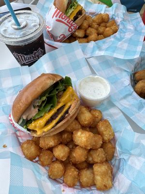   at Monty's Good Burger - Culver City in Culver City