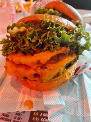 Monty’s doublee  at Monty's Good Burger - Culver City in Culver City