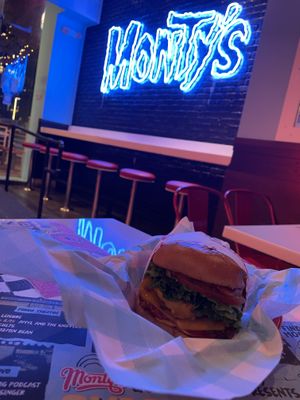   at Monty's Good Burger - Culver City in Culver City