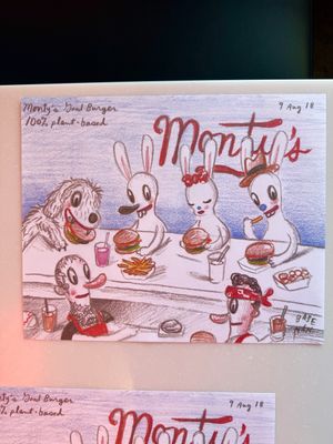   at Monty's Good Burger - Culver City in Culver City