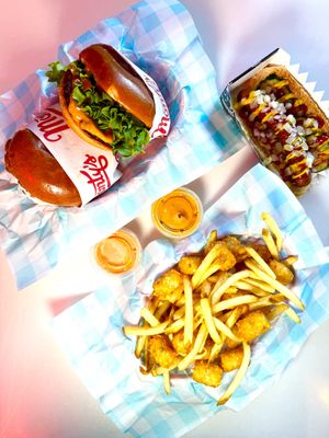   at Monty's Good Burger - Culver City in Culver City