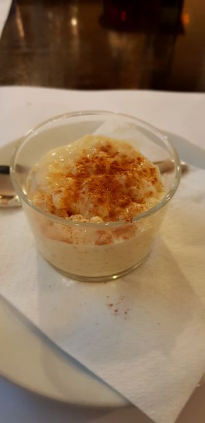 arroz con leche de soja vegano at Vegetariano El Calafate in Malaga