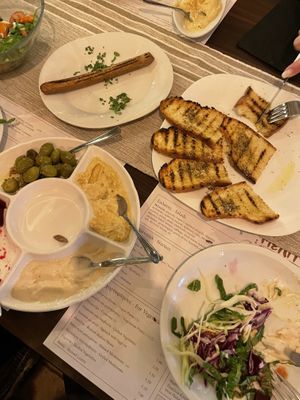Vegan Meze Starters  at Melitzia Taverna in Tala