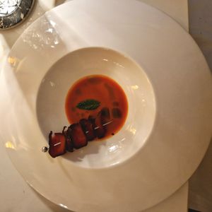 Marinated carrots and carrot sauce at Il Mirto in Lacco Ameno