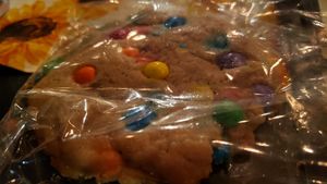 Confetti cookie (R$6). Too hard. at Miraflores - Gastro Bar Vegan  in Curitiba