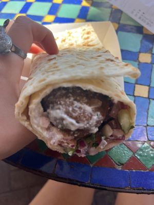 Falafel Wrap - Food & Wine Fest. 2025  at Walt Disney World - Tangierine Café in Lake Buena Vista