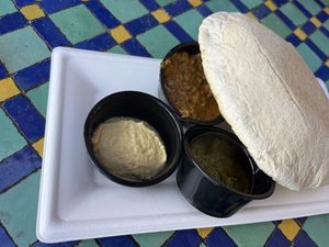 Stone Baked Moroccan Bread  at Walt Disney World - Tangierine Café in Lake Buena Vista