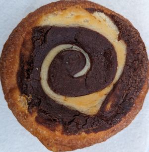 chocolate brioche at Tipping the Scales Vegan Bakery in Beaverton