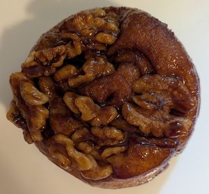 sticky bun at Tipping the Scales Vegan Bakery in Beaverton