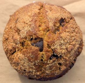 Pumpkin Chocolate Chip Muffin at Tipping the Scales Vegan Bakery in Beaverton