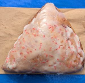 Sour Berry Patch Scone at Tipping the Scales Vegan Bakery in Beaverton