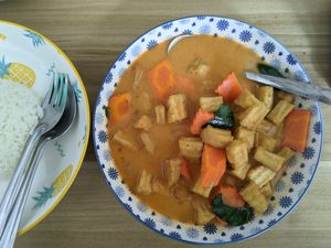 Penang curry at Tukta Thai Food Haad Rin Koh Phangan in Koh Phangan