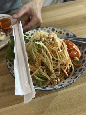 Papaya Salad  at Tukta Thai Food Haad Rin Koh Phangan in Koh Phangan