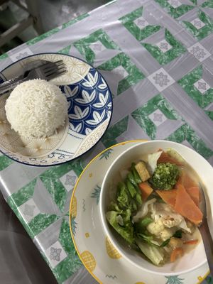 Vegan curry  at Tukta Thai Food Haad Rin Koh Phangan in Koh Phangan