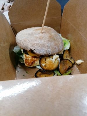 They have a vegan burger option with vegan cheese and vegan Patty.. it was a really tasty  at Gaia Kitchen in Vienna