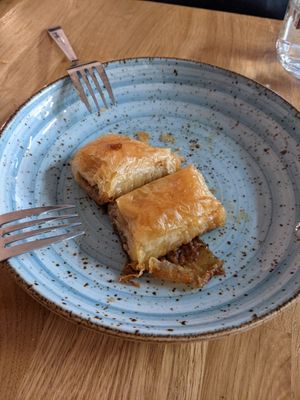 Vegan Baklava at Gaia Kitchen in Vienna