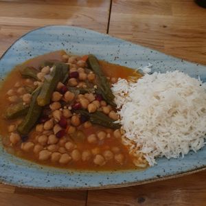Okra Stew at Gaia Kitchen in Vienna