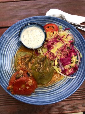 Menu Rice filled pepper   at Gaia Kitchen in Vienna