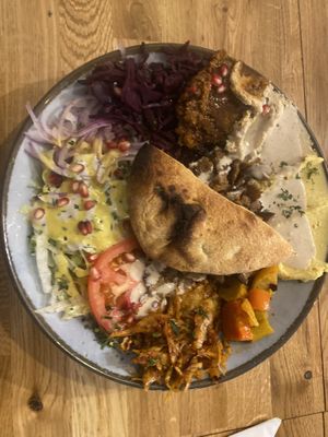 Vegan kebab   at Gaia Kitchen in Vienna