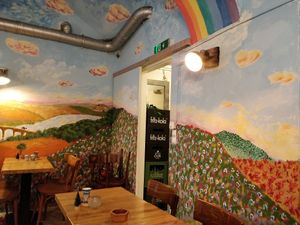 Indoor setting with WC at Gaia Kitchen in Vienna