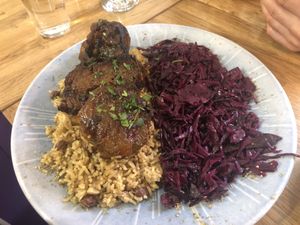 Vegansl (vegan Martini duck)  at Gaia Kitchen in Vienna