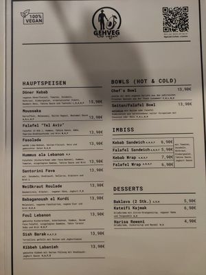 Haupt- und Nachspeisen at Gaia Kitchen in Vienna