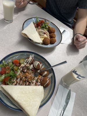 Fava falafel   at Gaia Kitchen in Vienna