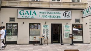 Storefront at Gaia Kitchen in Vienna