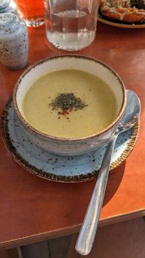 Lentil soup at Gaia Kitchen in Vienna