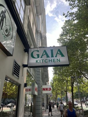 Outdoor seating available   at Gaia Kitchen in Vienna