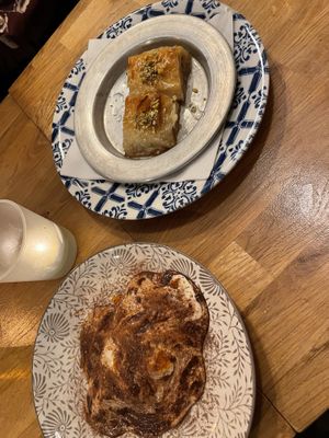 Kürbis-Tiramisu und Baklava  at Gaia Kitchen in Vienna