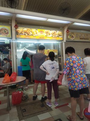 Queuing at Delisnacks - Kebun Bahru in Northeast Singapore