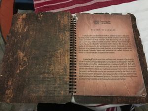 Opening menu page 1 at Tradita Geg & Tosk in Shkoder