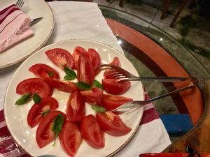 Fresh Tomatoes at Tradita Geg & Tosk in Shkoder