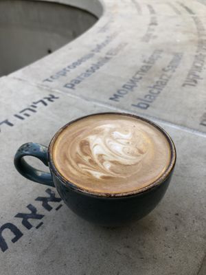 Coffee with almond milk so tasty♥️ they have milk that prepared by yourself👍🏼👍🏼👍🏼👍🏼 at Steppe Healthy and Vegan Bakery, in Lviv