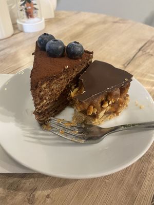 speechless...  at Steppe Healthy and Vegan Bakery, in Lviv