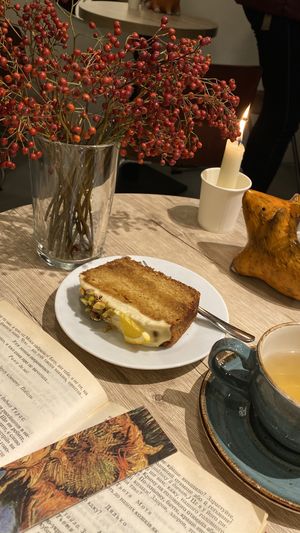 Orange-almond loaf  at Steppe Healthy and Vegan Bakery, in Lviv