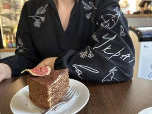   at Steppe Healthy and Vegan Bakery, in Lviv