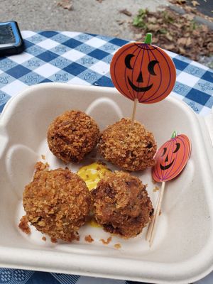 Mushroom nuggets at Secret Vegan Cafe in Kingston