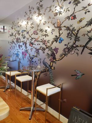 Wallpaper at Secret Vegan Cafe in Kingston