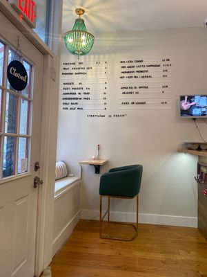 So excited about my first meal here. Tiny little vegan gem 🌱   at Secret Vegan Cafe in Kingston