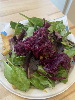 Loaded fries   at Secret Vegan Cafe in Kingston