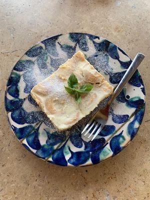 Lemon tart  at The Breakfast Cafe in Dahab