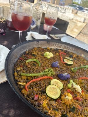 Paella vegana 17€ por persona  at MariBel Arrocería in Valencia
