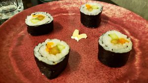 Sushi plate. Boring. at Animalchef Ásia Pinheiros in Sao Paulo